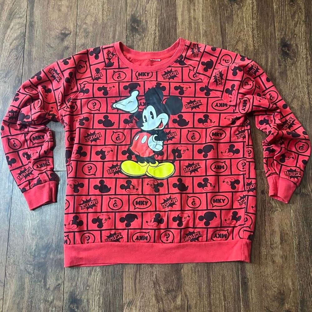 Disney Red Sweatshirt